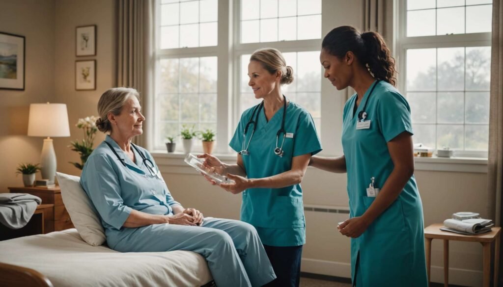 Services et produits spécialisés pour le bien-être des patients et infirmiers