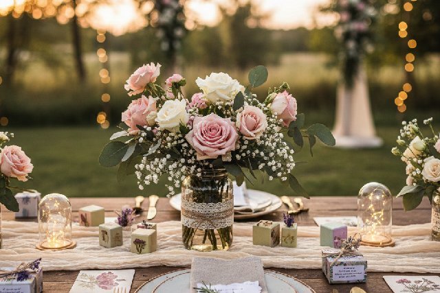 Créez vous-même une décoration de table unique pour votre mariage Créez vous-même une décoration de table unique pour votre mariage