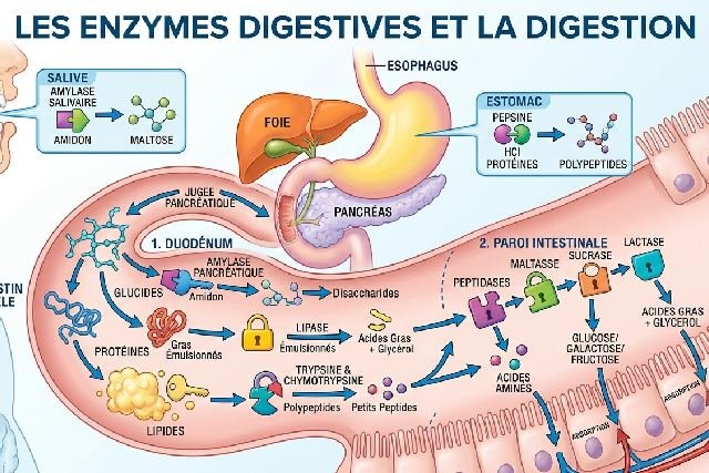 Le rôle essentiel des enzymes digestives dans le maintien de notre santé