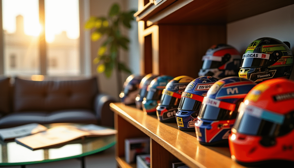 Casques miniatures et répliques : Les plus beaux objets de déco pour les passionnés de F1 Casques miniatures et répliques : Les plus beaux objets de déco pour les passionnés de F1