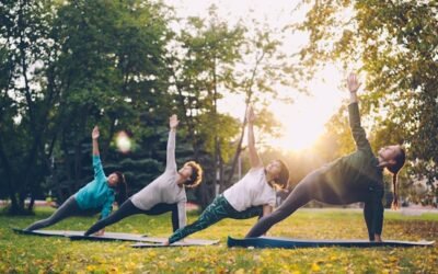 yoga plein air