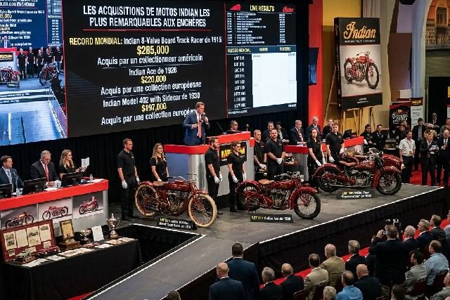 Les acquisitions de motos Indian les plus remarquables aux enchères