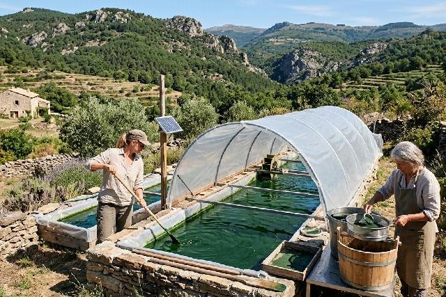 Découvrez le producteur artisanal de spiruline niché au cœur des Cévennes