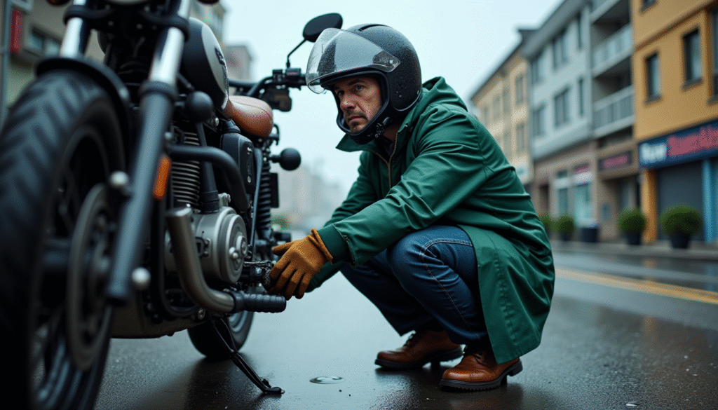 Comment entretenir une chaîne de moto pendant la saison des pluies ?