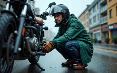 Comment entretenir une chaîne de moto pendant la saison des pluies